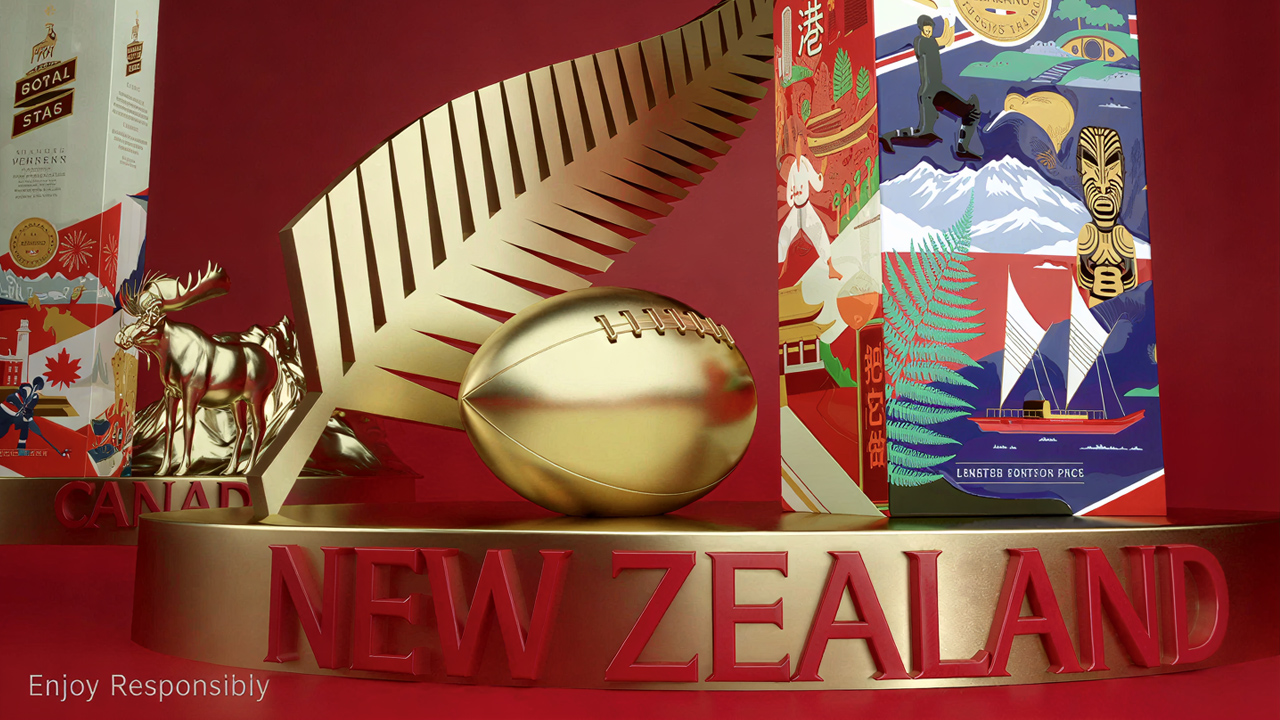 Royal Stag Global Pack Reveal — corporate video, 3D animation and AI-driven visuals by SUBTEXT India