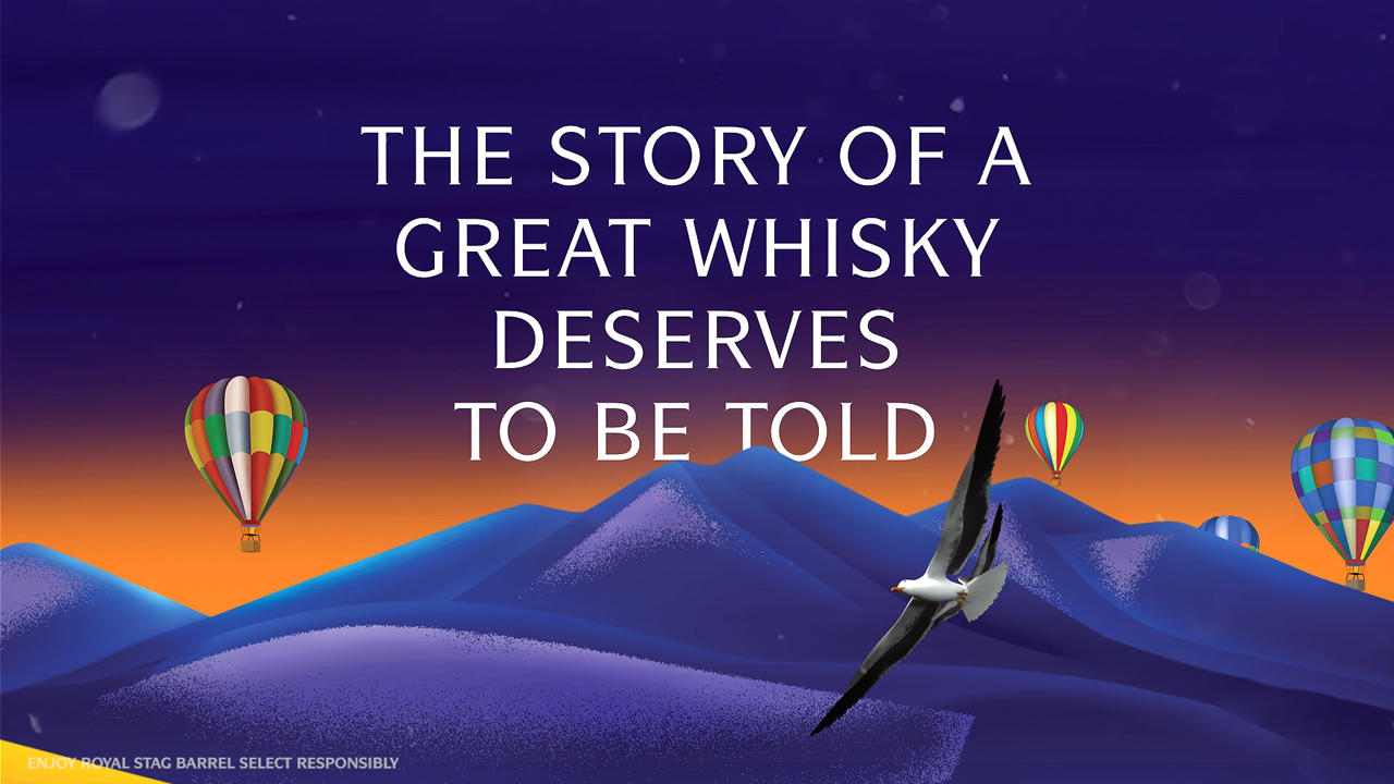 Royal Stag Barrel Select Limited Edition Pack — corporate video, 3D animation and AI-driven visuals by SUBTEXT India